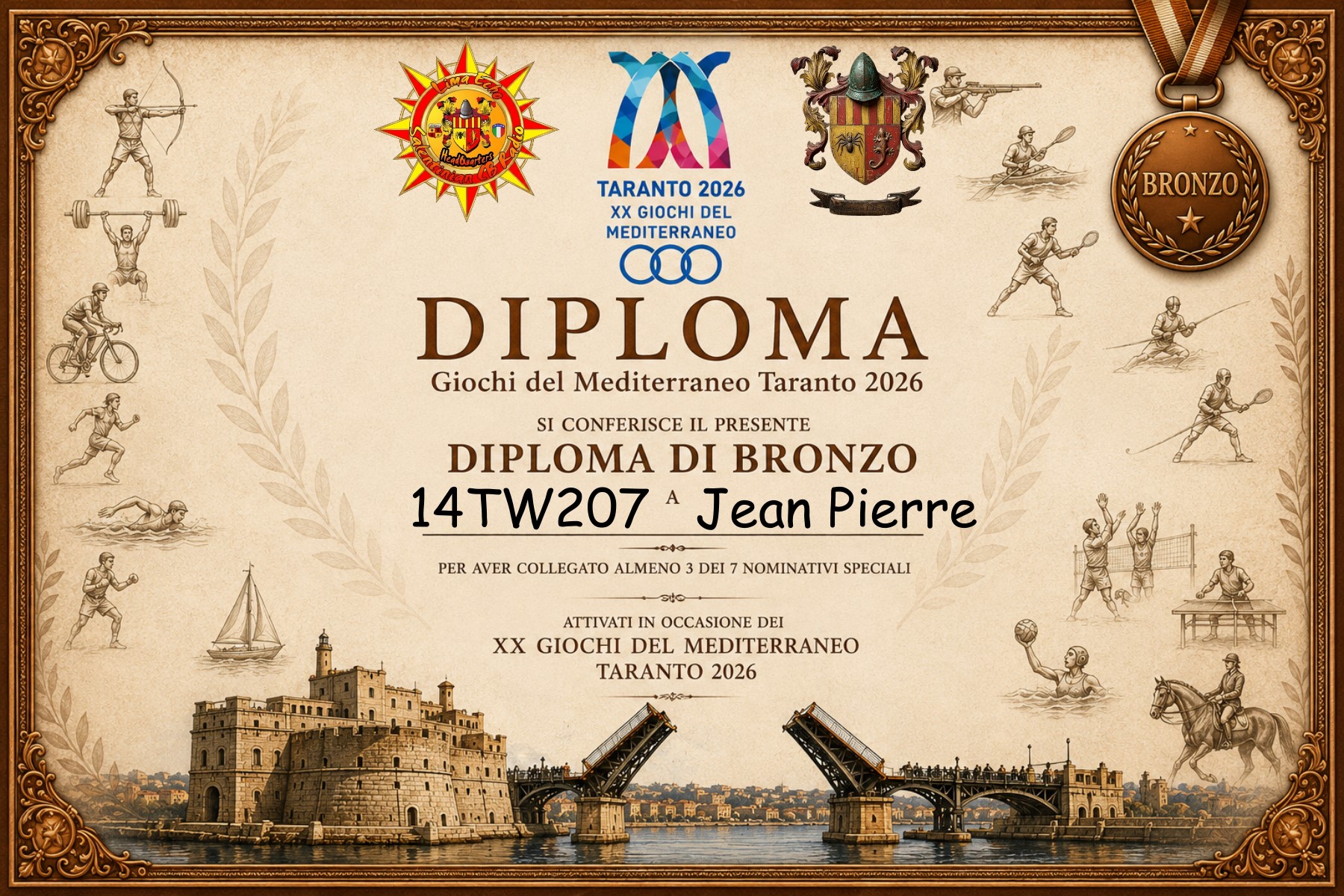 eQSL 14TW207 Jean Pierre